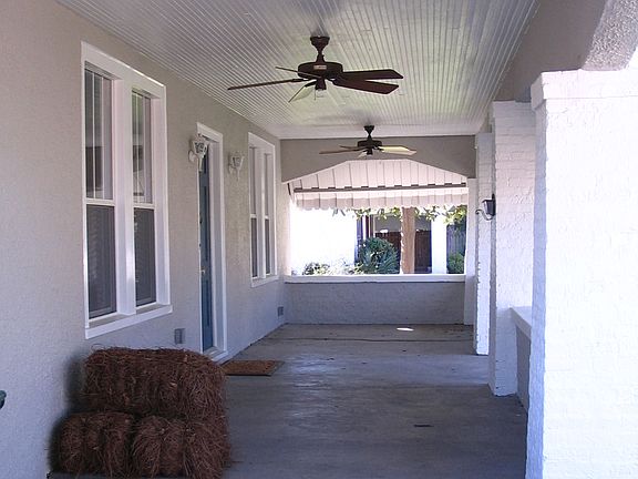 Full width front porch