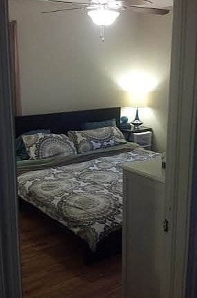 bedroom with King bed