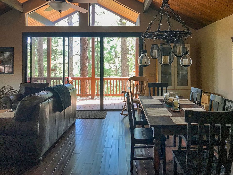 Living Room, Dining Room and Covered Deck