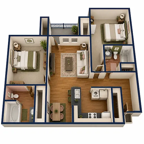 Floor plan B1