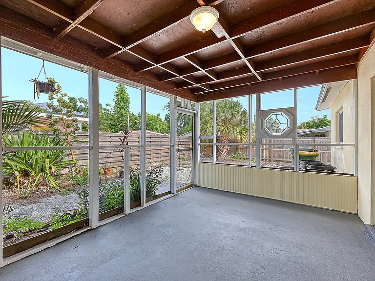 Screened porch