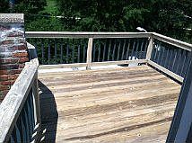 Roof top deck on the park