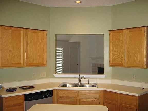 kitchen into living room