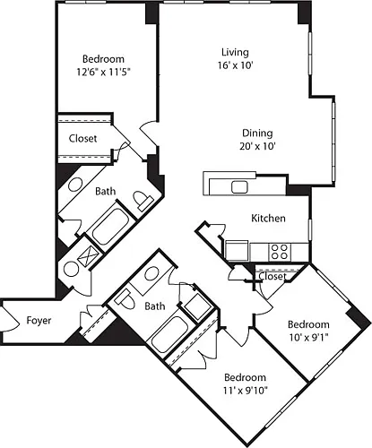 Floor plan D2