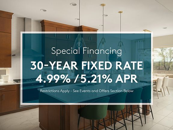 Special Financing 30-Year Fixed Rate 4.99 5.21 APR