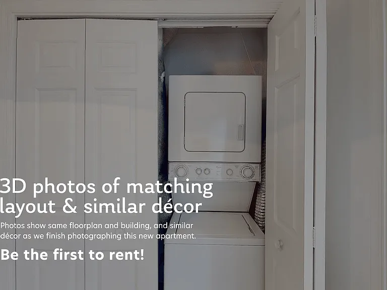 Washer in Apartment