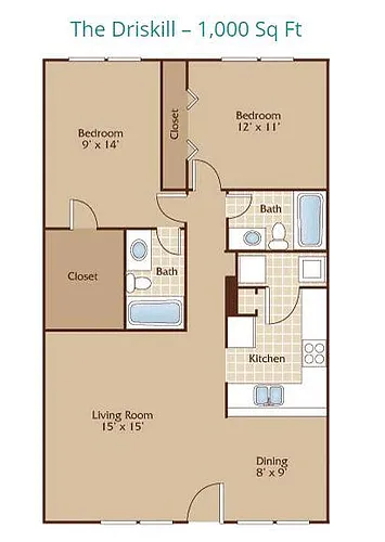 Floor plan Driskill Floorplan