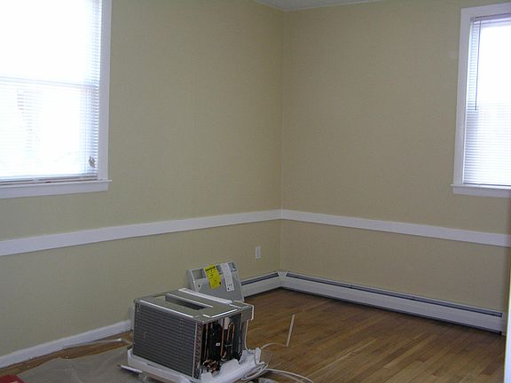 nice colors, hardwood floors and lots of windows