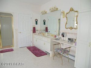 Master Bath with Dressing table