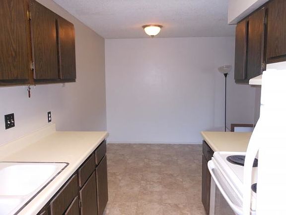 Kitchen toward dining area