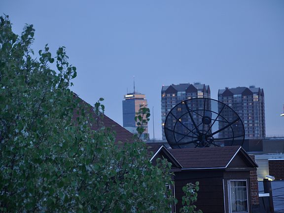 City view from living room