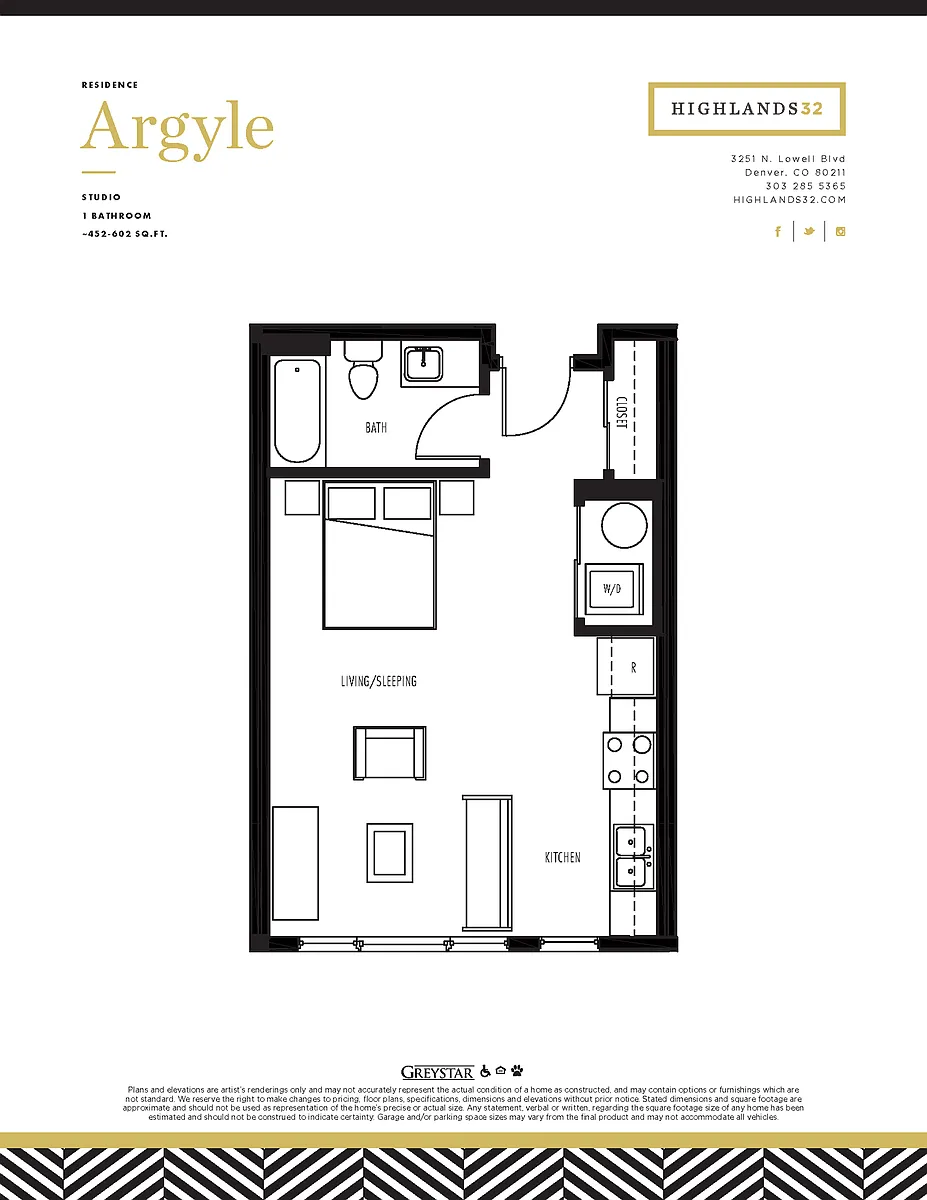 Floor plan Argyle