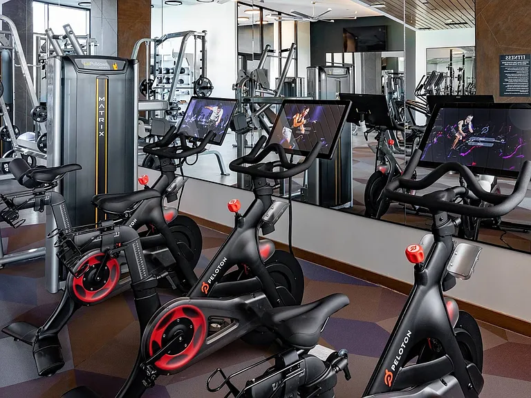 Peloton Bikes in Fitness Center