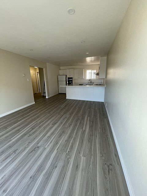 Living room and kitchen
