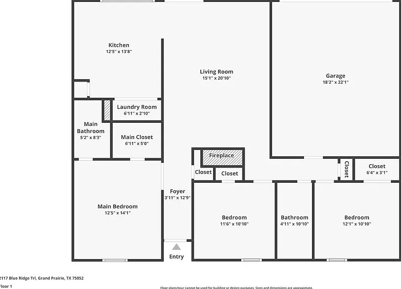 3 bed, 2.0 bath, 1445 sqft, $2,095 — Photo 2
