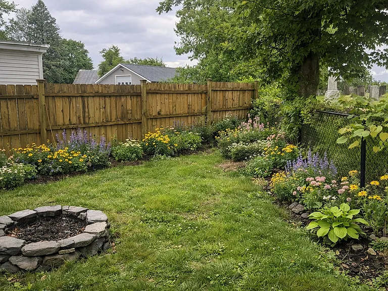Perennials bloom spring, summer and fall! The downstairs tenant is an incredible gardener and takes care of the property landscaping.