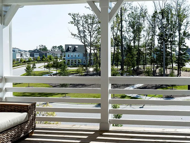 park view from the primary suite balcony
