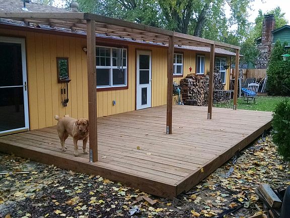 New Deck with awning 10/16