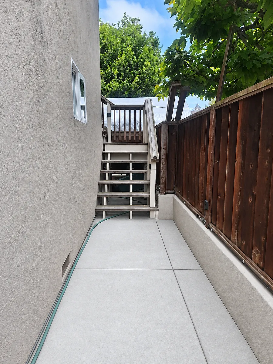 Your own private entrance _ a dedicated stairway leads directly to your ADU, completely separate from the main house - 967 Prospect Hts