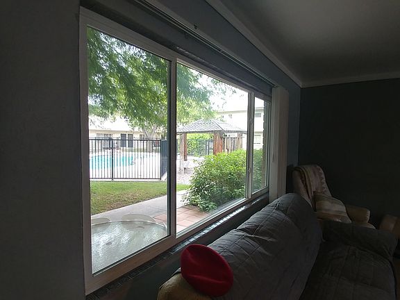 living room window looking out