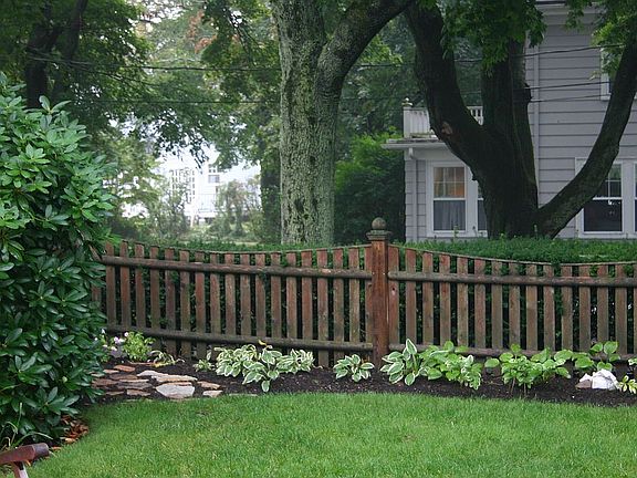 Fla,t fenced in yard