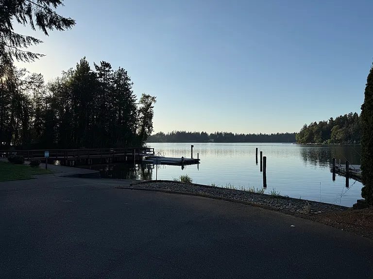 Private Lake access with park, dock, and boat launch