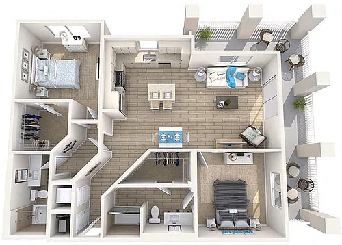 Floor plan Bluefin