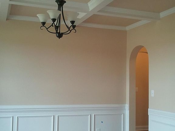 Formal Dining with coffered cielings