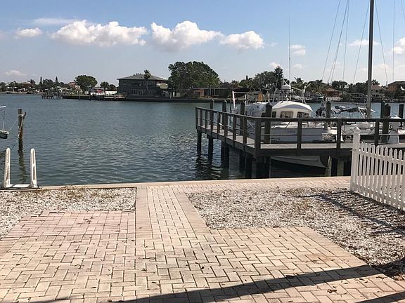 Views of the wide bay and marina