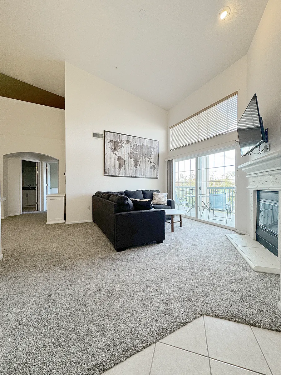 Living Room from the Front Door - 3890 S Dayton St #303