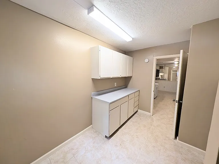 Extra Storage in the Laundry room really comes in handy!