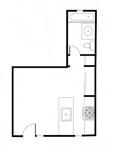 Floor plan Studio