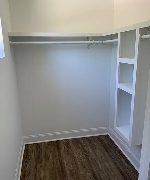 Walking closet in Master Bedroom