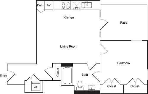 Floor plan Flat A1