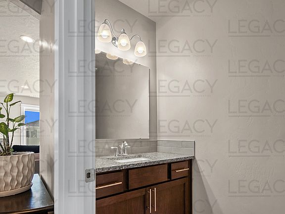 Downstairs powder room