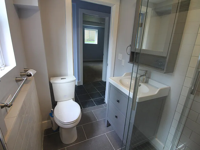 Interior of bathroom