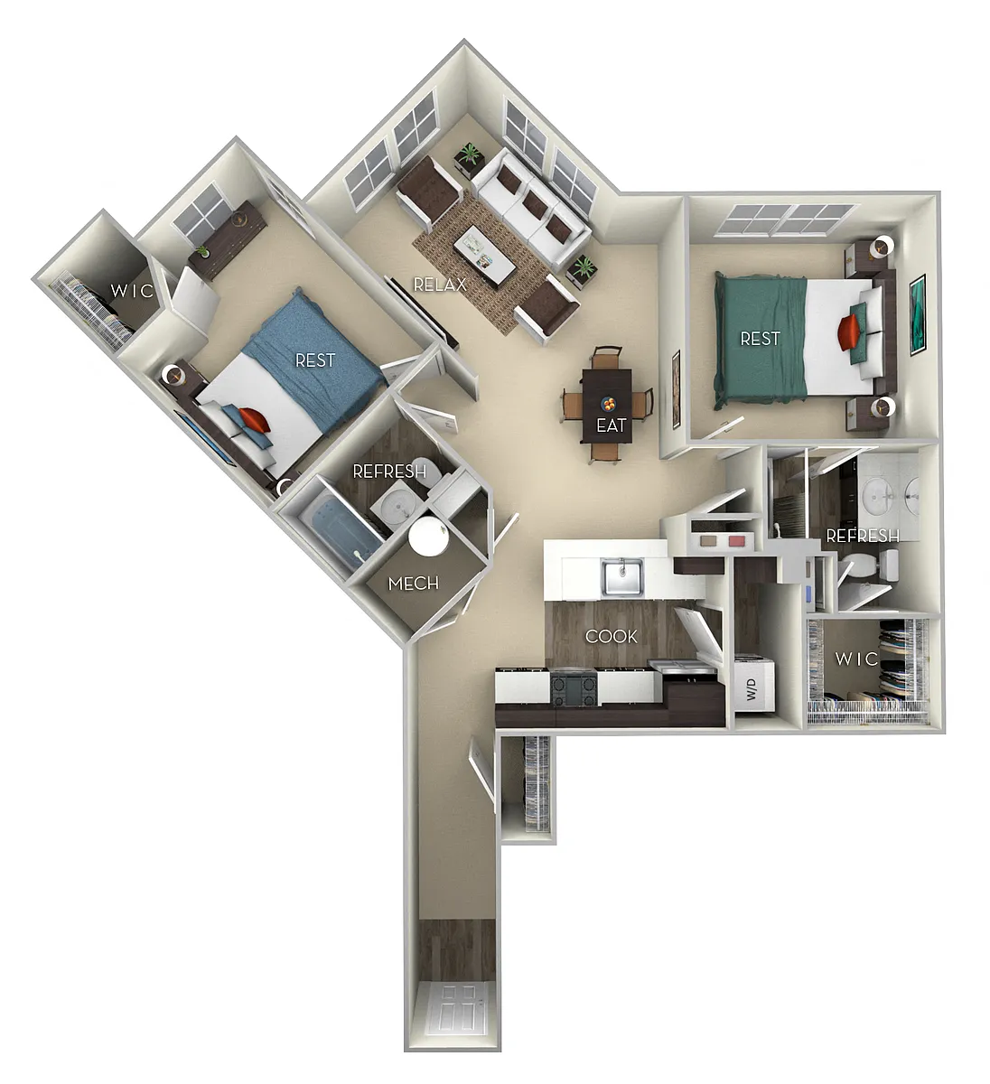 Floor plan Cavalier