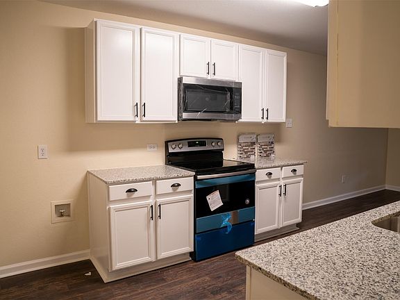 Kitchen with granite counter tops