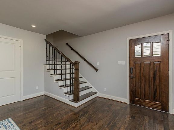 Check out the mahogany front door with Schlage electric lock.