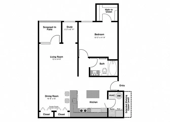 Floor plan The Seville