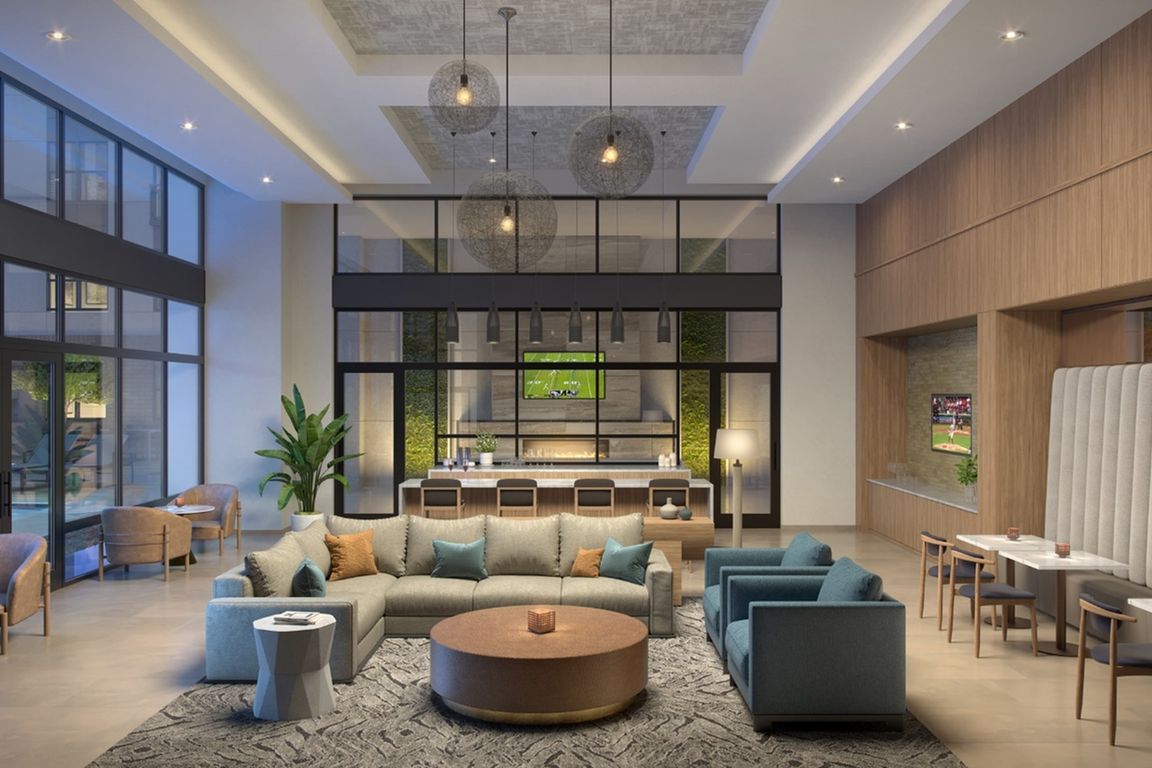 Rendering of Resident Lounge
