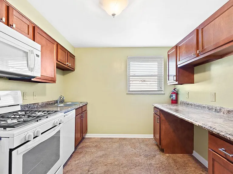 Dishwasher, gas range, microwave and refrigerator