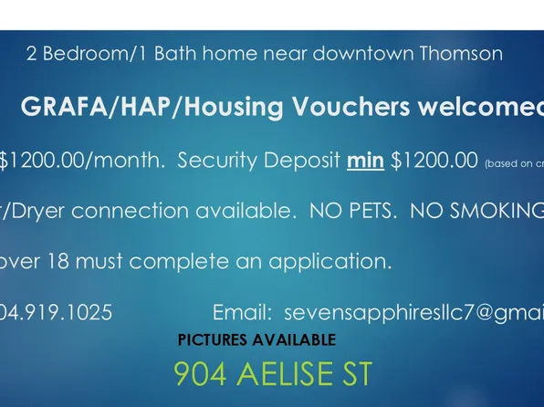 904 Aelise St, Thomson, GA 30824