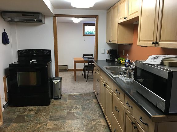 sparkliing clean kitchen with lots of light