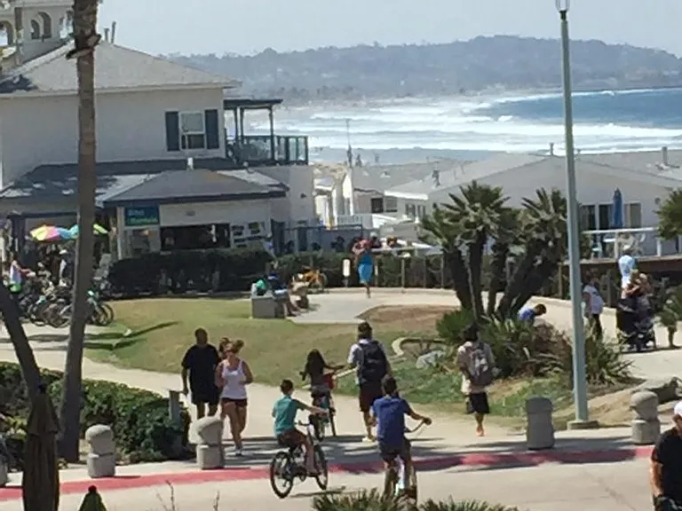Panoramic coastal views, north and south, endless beaches