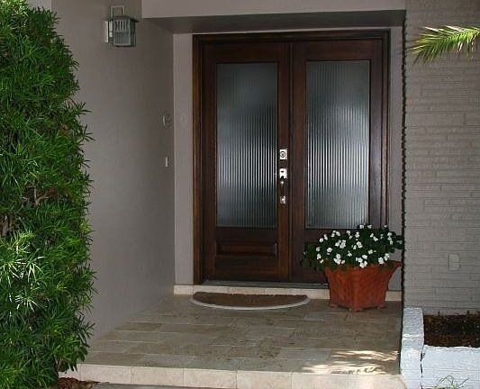 Double Door Entrance