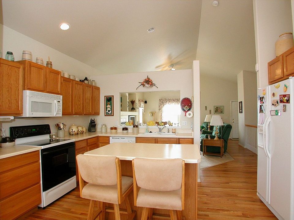 Kitchen open to the dining room