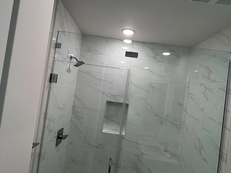 First Floor downstairs bathroom with standing shower
