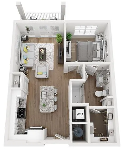 Floor plan A-1 S