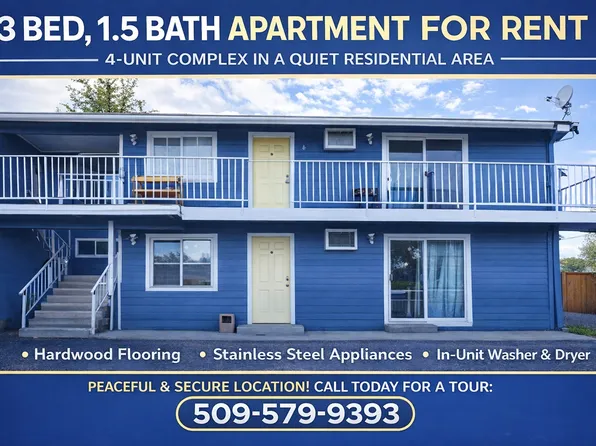 3 Bedroom, 1.5 Bath Apartment Peaceful 4-Unit Building, 24 S Quay St, Kennewick, WA 99336
